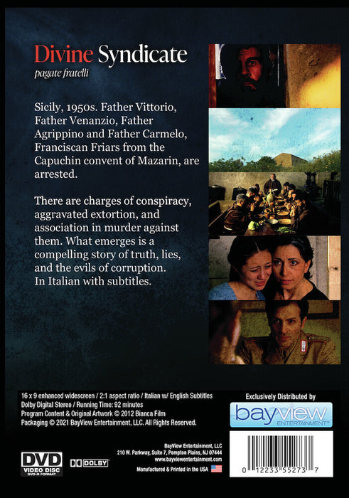 Divine Syndicate (Pagate Fratelli) (MOD) (DVD Movie) - back cover art