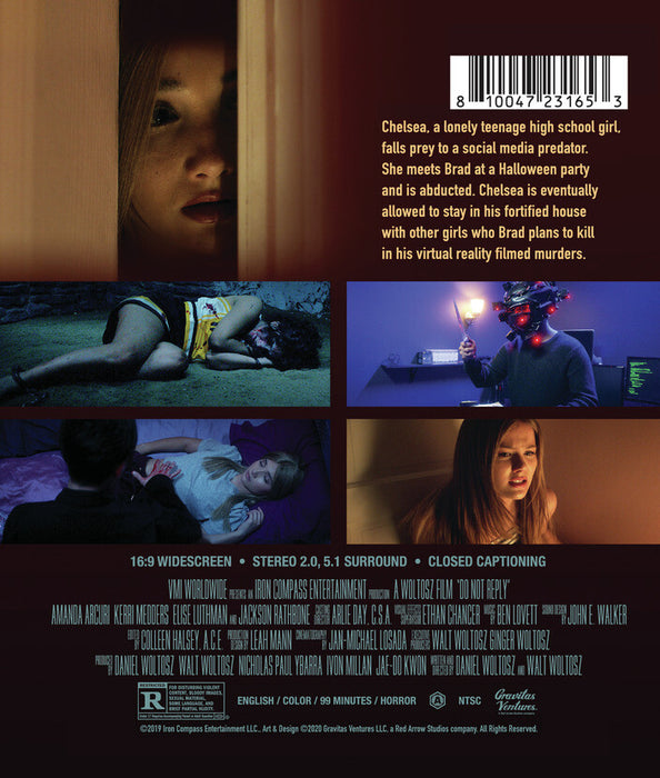 Do Not Reply (MOD) (BluRay Movie) - back cover art