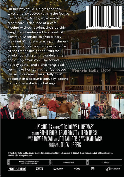 Doc Holly's Christmas (MOD) (DVD Movie) - back cover art