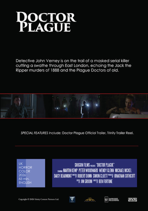 Doctor Plague (MOD) (DVD Movie) - back cover art