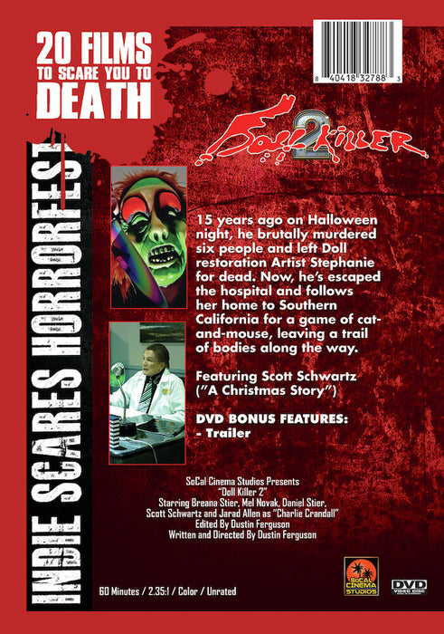 Doll Killer 2 (MOD) (DVD Movie) - back cover art