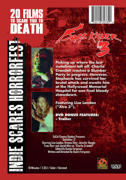 Doll Killer 3 (MOD) (DVD Movie) - back cover art