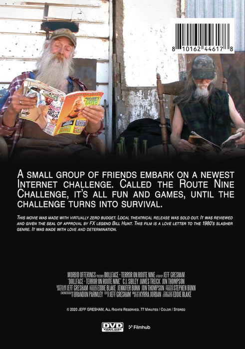 Dollface: Terror on Route Nine (MOD) (DVD Movie) - back cover art