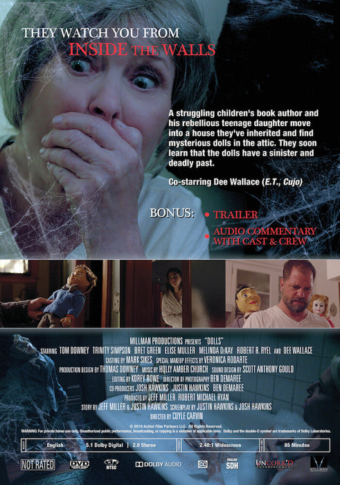 Dolls (MOD) (DVD Movie) - back cover art