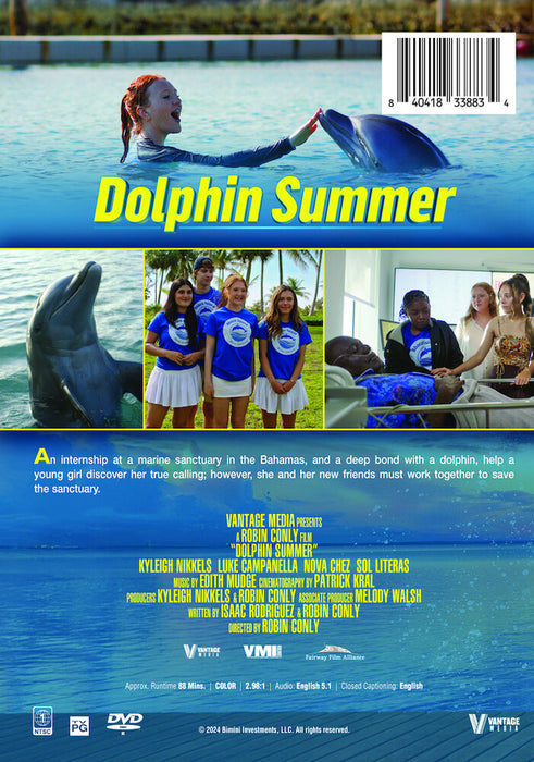 Dolphin Summer (MOD) (DVD Movie) - back cover art