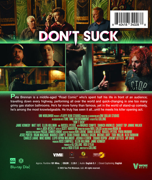 Don't Suck (MOD) (BluRay Movie) - back cover art