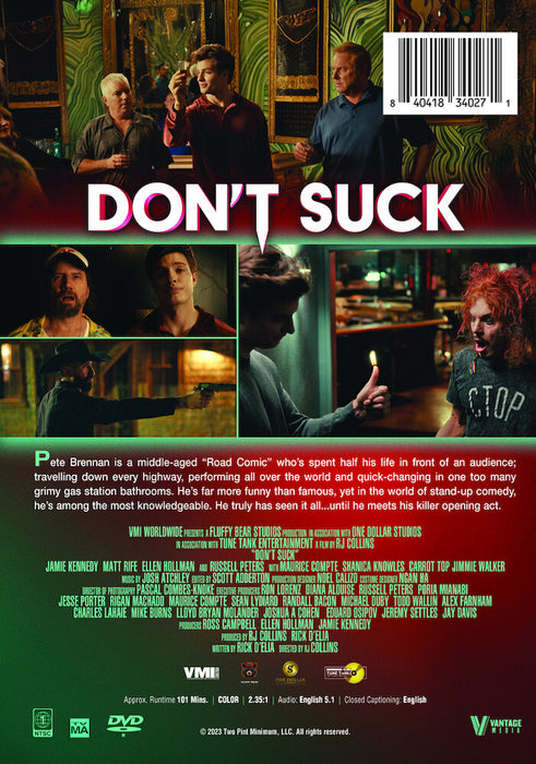 Don't Suck (MOD) (DVD Movie) - back cover art