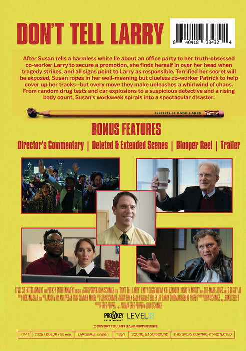 Don't Tell Larry (MOD) (DVD Movie) - back cover art