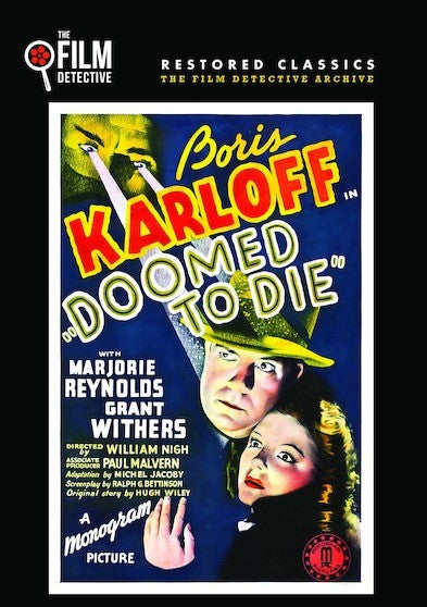 Doomed to Die (The Film Detective Restored Version) (MOD) (DVD Movie) - movie cover art