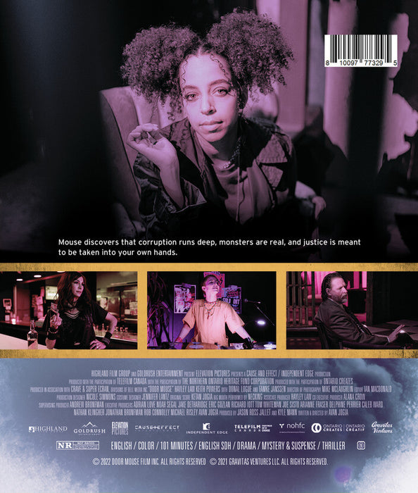 Door Mouse (MOD) (BluRay Movie) - back cover art