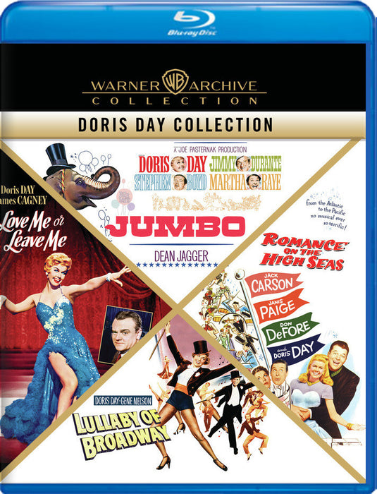 Doris Day 4-Film Collection (MOD) (BluRay Movie) - movie cover art