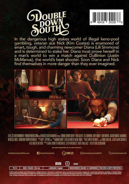 Double Down South (MOD) (DVD Movie) - back cover art