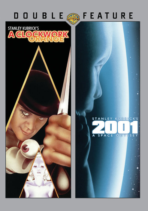 Double Feature: A Clockwork Orange / 2001 A Space Odyssey (MOD) (DVD Movie) - movie cover art