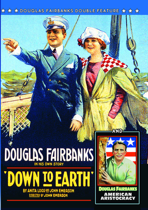 Douglas Fairbanks Double Feature: American Aristocracy (1916) / Down T (MOD) (DVD MOVIE) - movie cover art