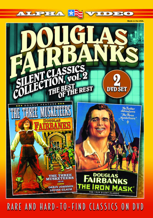 Douglas Fairbanks Silent Classics Collection Vol. 2: The Best of the R (MOD) (DVD MOVIE) - movie cover art