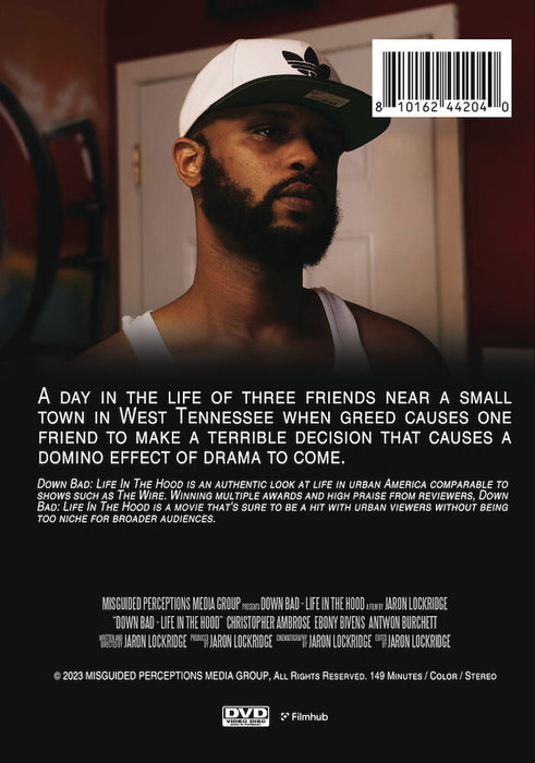 Down Bad: Life in the Hood (MOD) (DVD Movie) - back cover art