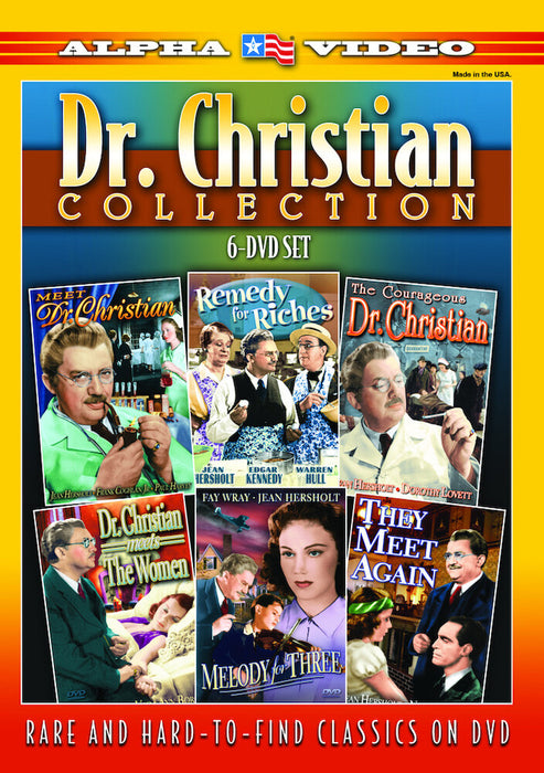 Dr. Christian Collection (Meet Dr. Christian / Remedy for Riches / Courageous Dr. Christian / Meets the Women / Melody for Three / They Meet Again) (6 (MOD) (DVD Movie) - movie cover art