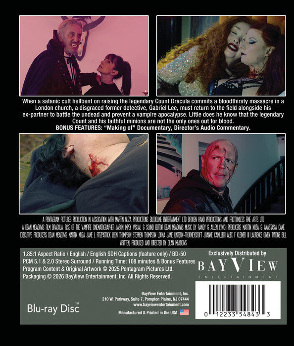 Dracula: Rise of the Vampire (MOD) (BluRay Movie) - back cover art