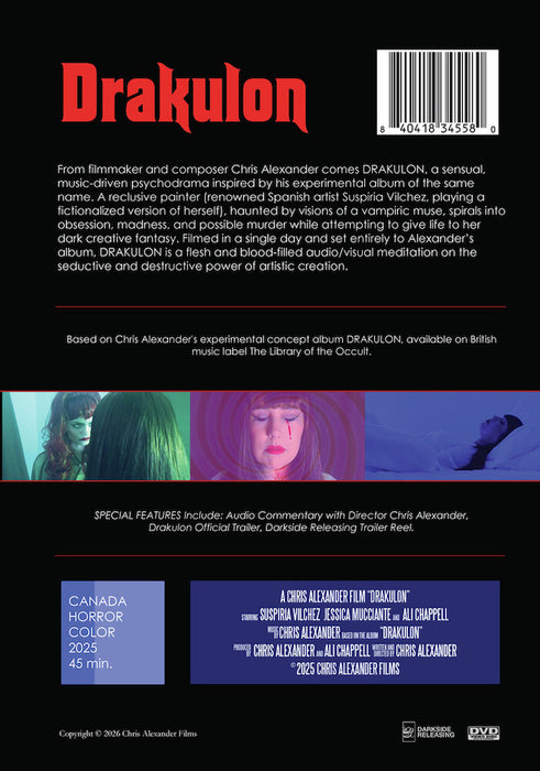 Drakulon (MOD) (DVD Movie) - back cover art