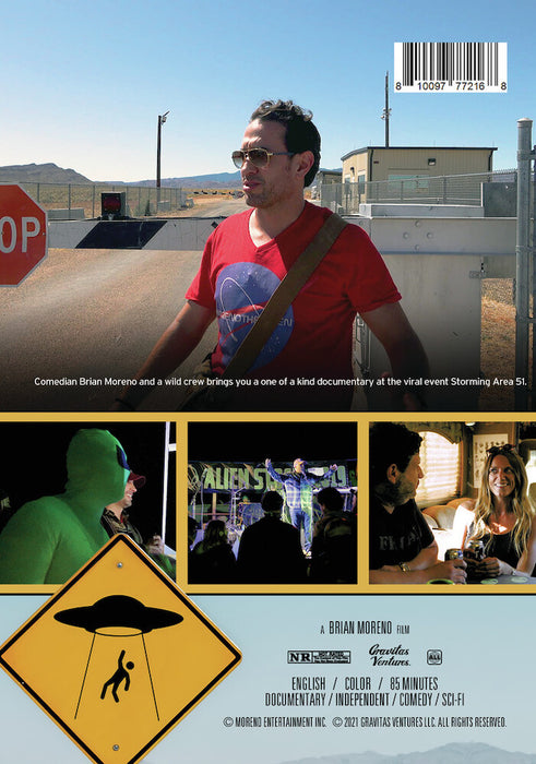 Dreamland - A Storming Area 51 Story (MOD) (DVD Movie) - back cover art
