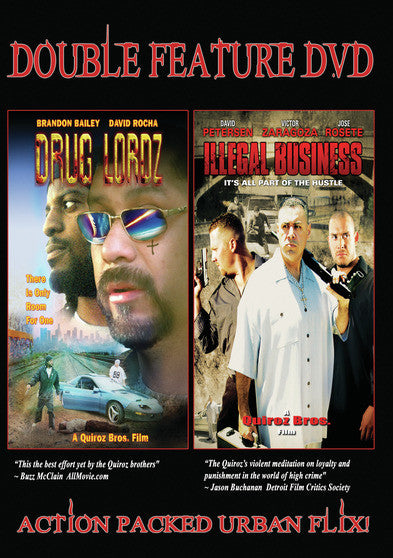 Drug Lordz-Illegal Business Double Feature (MOD) (DVD Movie) - movie cover art