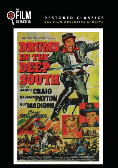 Drums in the Deep South (The Film Detective Restored Version) (MOD) (DVD Movie) - movie cover art
