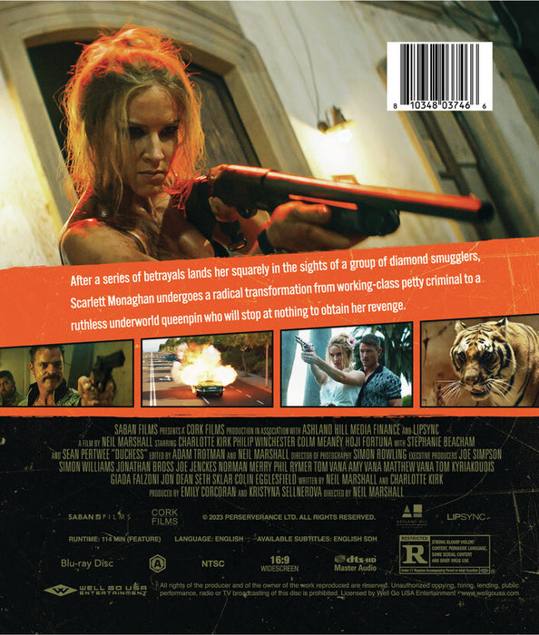 Duchess (MOD) (BluRay Movie) - back cover art