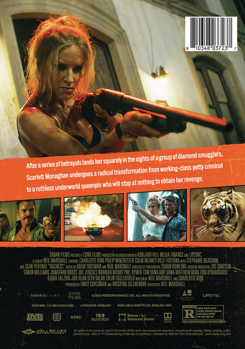 Duchess (MOD) (DVD Movie) - back cover art