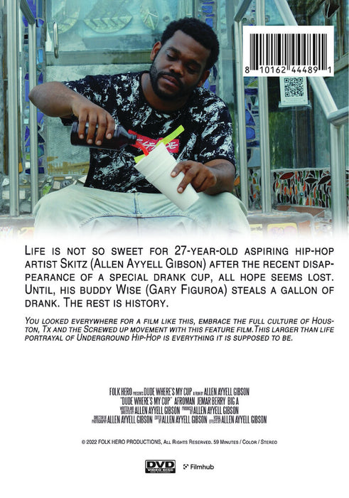Dude Where's My Cup (MOD) (DVD Movie) - back cover art
