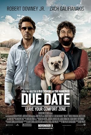 Due Date DVD - movie cover art