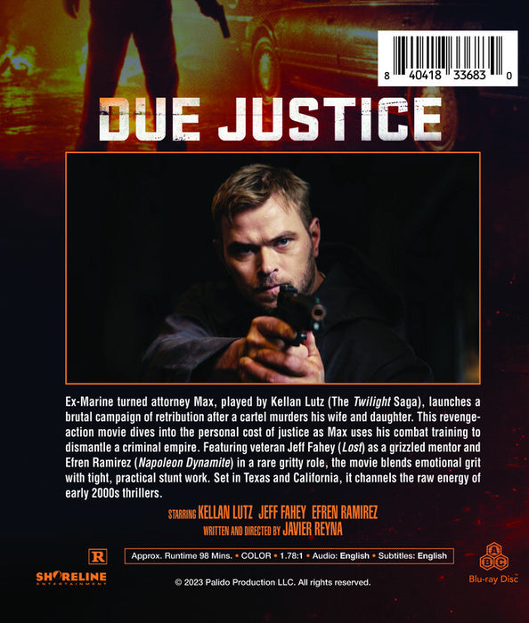Due Justice (MOD) (BluRay Movie) - back cover art