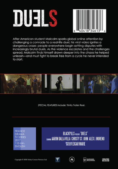 Duels (MOD) (DVD Movie) - back cover art