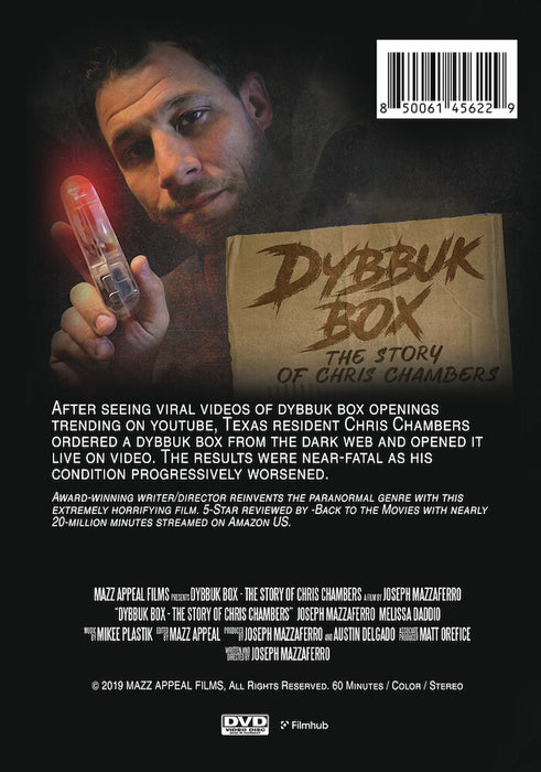 Dybbuk Box: The Story of Chris Chambers (MOD) (DVD Movie) - back cover art