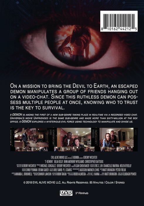 E-Demon (MOD) (DVD Movie) - back cover art