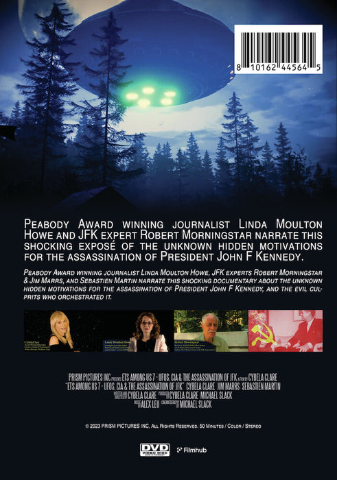 ETs Among Us 7: UFOs, CIA & the Assassination of JFK (MOD) (DVD Movie) - back cover art