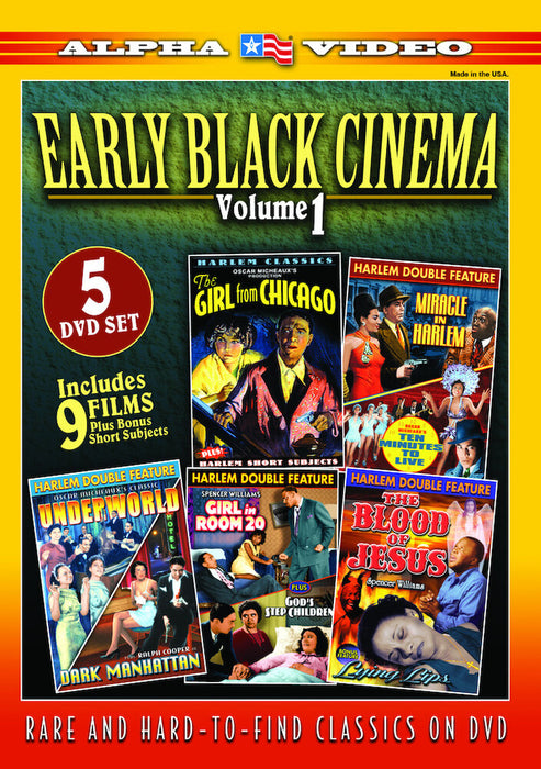 Early Black Cinema, Volume 1 (5 (MOD) (DVD Movie) - movie cover art
