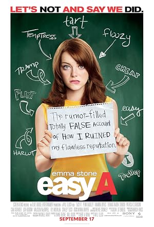 Easy A Blu-ray - movie cover art