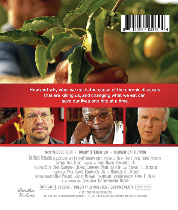 Eating You Alive (MOD) (BluRay Movie) - back cover art