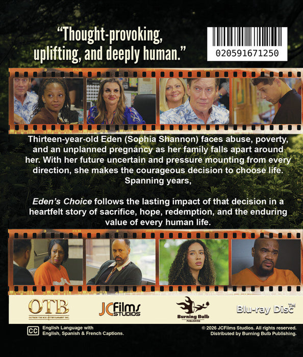 Eden's Choice (MOD) (BluRay Movie) - back cover art