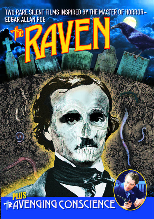 Edgar Allan Poe Silent Double Feature: The Raven/The Avenging Conscien (MOD) (DVD MOVIE) - movie cover art