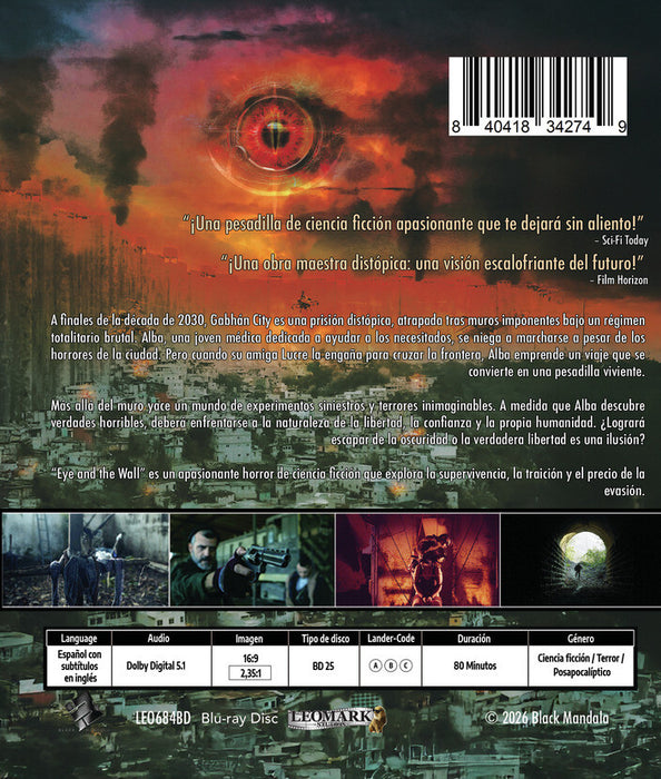 El Ojo Y El Muro (MOD) (BluRay Movie) - back cover art