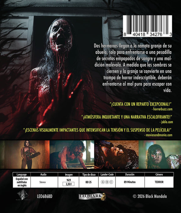 El Pacto (MOD) (BluRay Movie) - back cover art