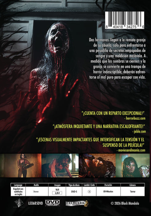 El Pacto (MOD) (DVD Movie) - back cover art