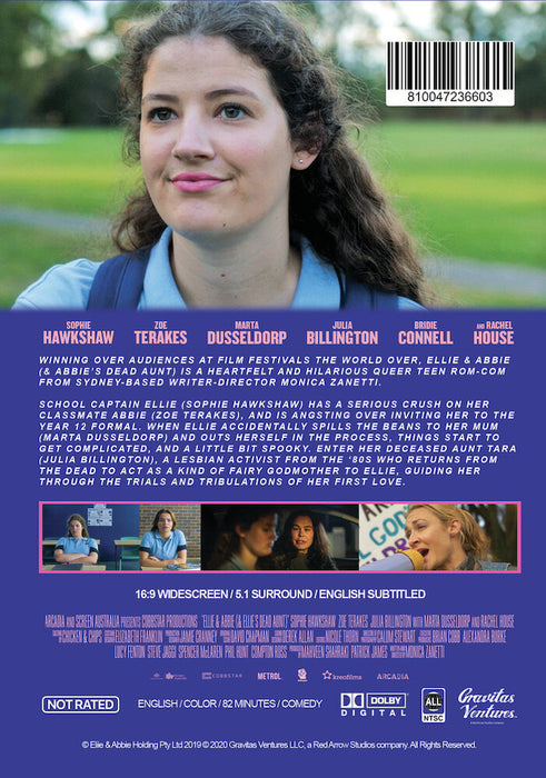 Ellie & Abbie (& Ellie's Dead Aunt) (MOD) (DVD Movie) - back cover art