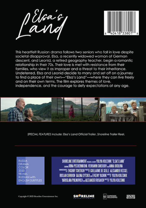 Elsa's Land (MOD) (DVD Movie) - back cover art