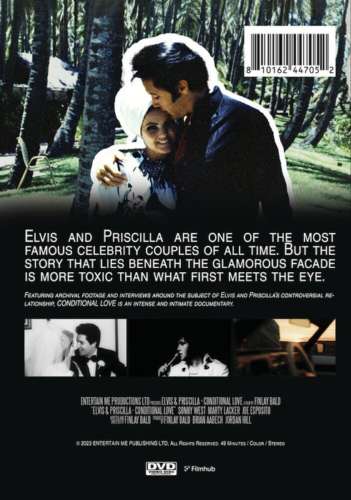 Elvis & Priscilla: Conditional Love (MOD) (DVD Movie) - back cover art