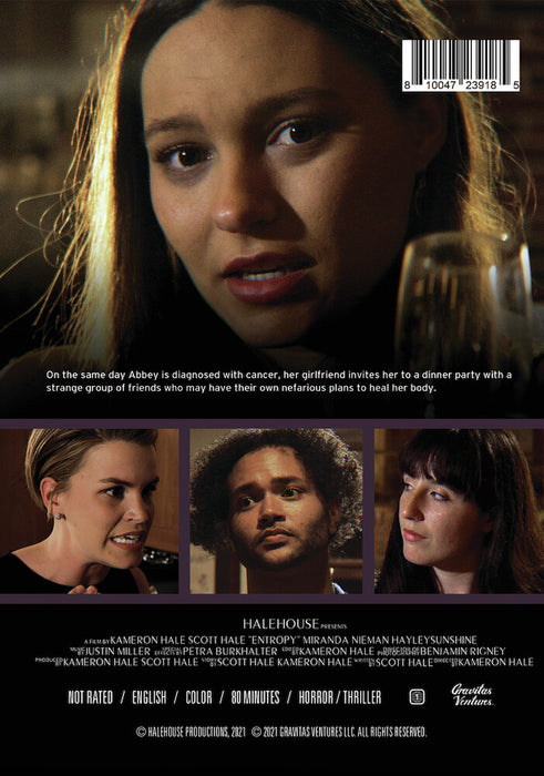 Entropy (MOD) (DVD Movie) - back cover art