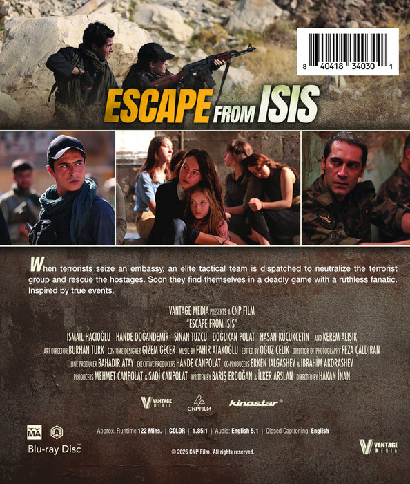 Escape from Isis (MOD) (BluRay Movie) - back cover art