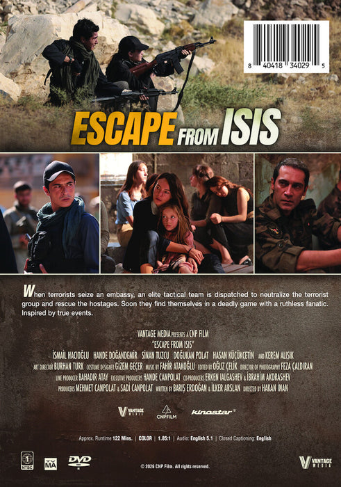 Escape from Isis (MOD) (DVD Movie) - back cover art