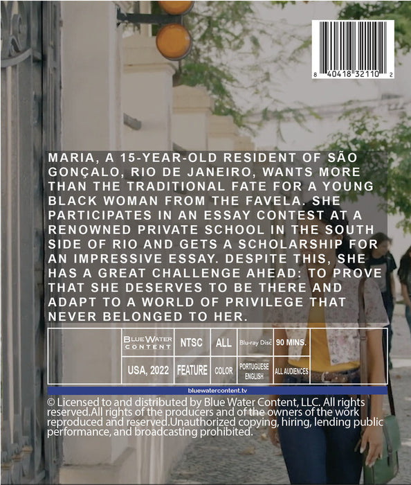 Eu Sou Maria (MOD) (BluRay Movie) - back cover art